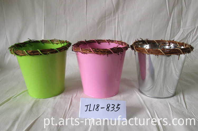vaso de flores de metal metal iron flower pot